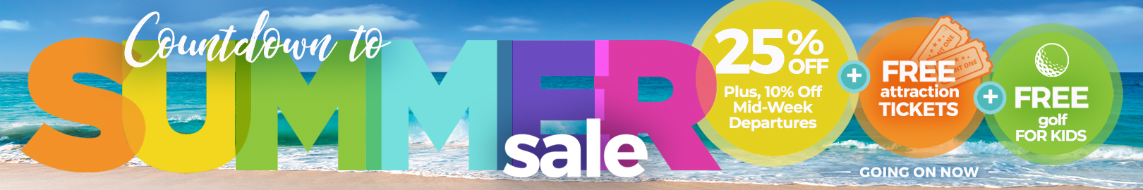 2024 Countdown to Summer Sale - Save up to 35%